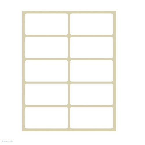 Címke öntapadó 40 × 80 mm 60 db/csom