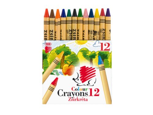 Zsírkréta ICO Süni, 12 db-os készlet