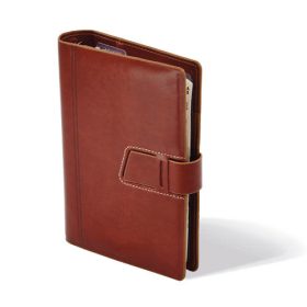   Gyűrűs kalendárium Saturnus bőrhatású műbőr L221 barna