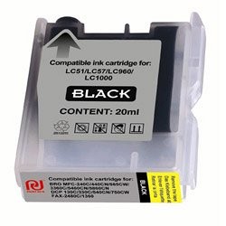 Brother tintapatron LC1000 fekete 500 old.