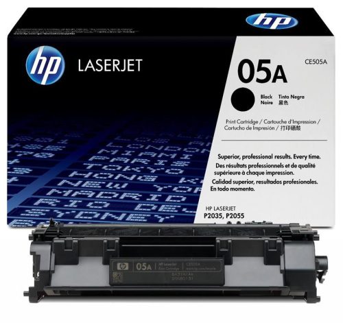 HP CE505A doboz sérült TONER (No.05A BK b ware)