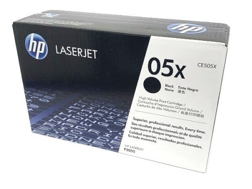 HP CE505X doboz sérült TONER (No.05X BK b ware)