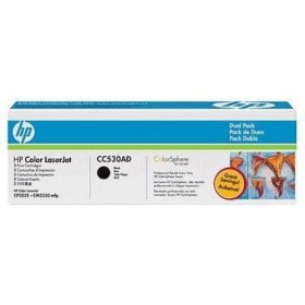 HP CC530A doboz sérült TONER (No.304A BK b ware)