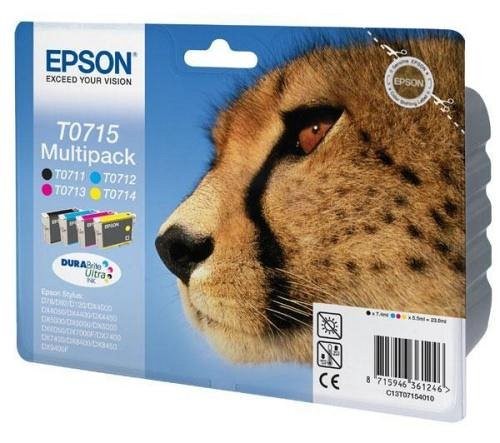 Epson tintapatron T071540 szett (f/k/b/s)