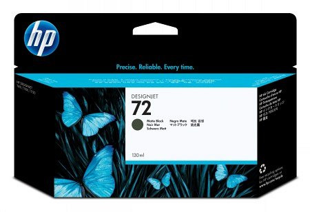 HP tintapatron C9403A No.72, matt fekete, 130 ml