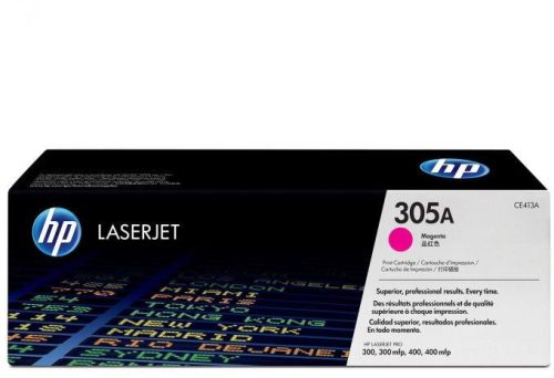HP CE413A doboz sérült TONER (No.305A MAGENTA b ware)
