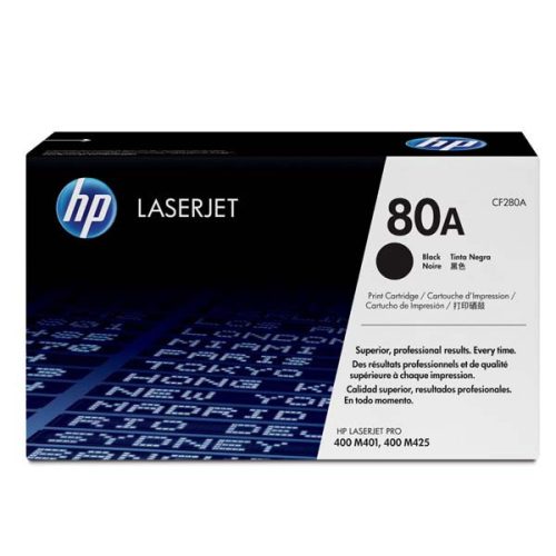 HP CF280A doboz sérült TONER (No.80A BK b ware)