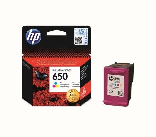 HP tintapatron CZ102AE No.650 színes