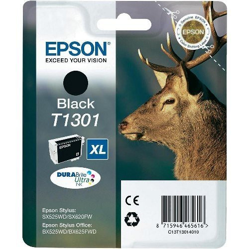 Epson tintapatron T130140, fekete, 25,4 ml