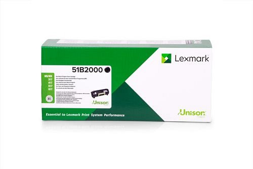 Lexmark lézertoner 51B2000 fekete 2500 old.