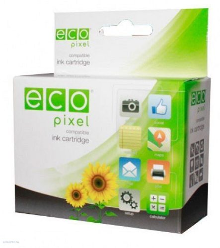 ECOPIXEL tintapatron For Use HP OfficeJet 4500 CC654AE No.901XL fekete 700 old.