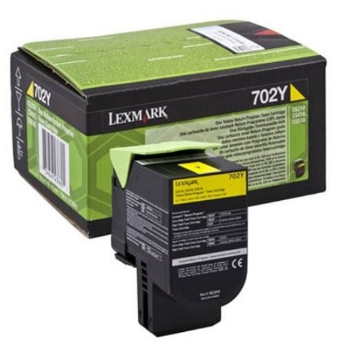 Lexmark lézertoner 70C20Y0 sárga 1000 old.