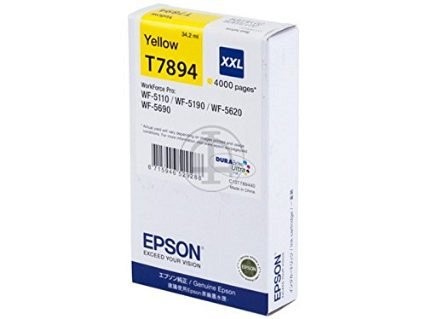 Epson tintapatron T789440 sárga 4000 old.