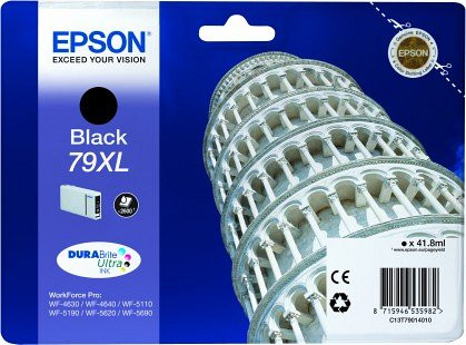Epson tintapatron C13T79014010, fekete, 2600 old.