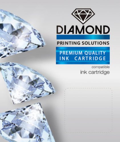 Diamond tintapatron For Use HP CH562EE/CH564EE No.301XL, színes, 18 ml