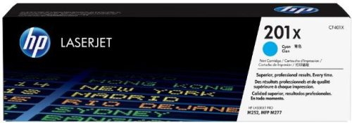 HP CF401X doboz sérült TONER (No.201X CYAN b ware)
