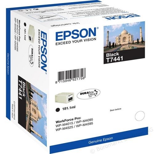 Epson tintapatron T744140 fekete 10000 old.