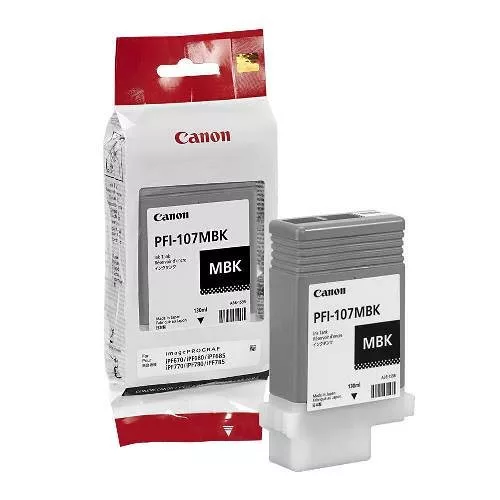 Canon tintapatron PFI-107, matt, fekete