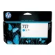 HP tintapatron B3P19A No.727, kék, 130 ml