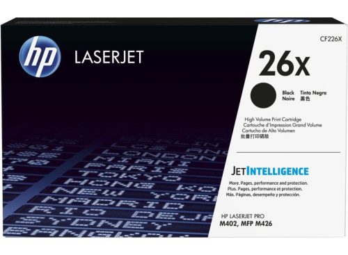 HP CF226X doboz sérült TONER (No.26X BK b ware)