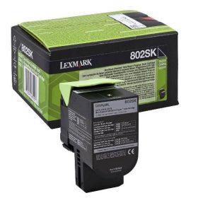 Lexmark lézertoner 80C2SK0 fekete 2500 old.