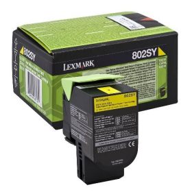 Lexmark lézertoner 80C2SY0 sárga 2000 old