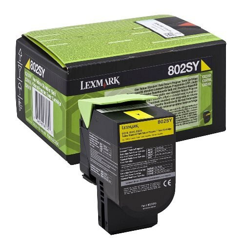 Lexmark lézertoner 80C2SY0 sárga 2000 old