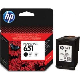 HP tintapatron C2P10AE No.651 fekete 600 old.