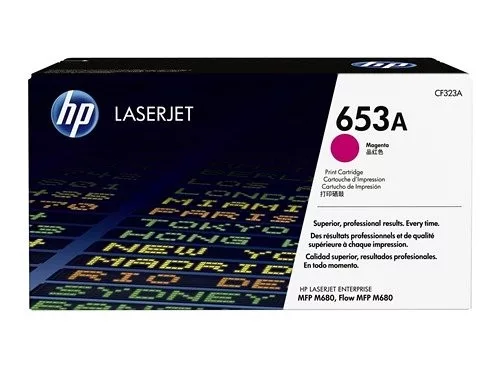 HP lézertoner CF323A No.653A bíbor 16500 old