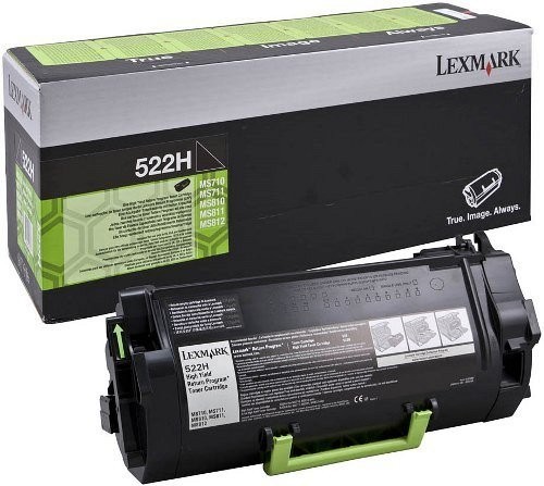 Lexmark lézertoner 52D2H00 fekete 25000 old.
