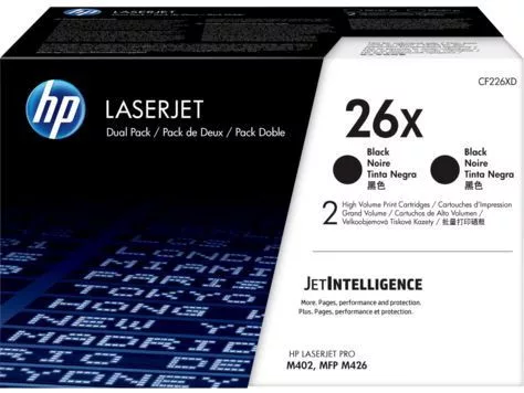 HP CF226XD TONER (No.26XD BK DUO)