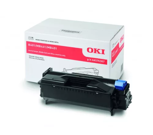 Oki Drum B401/MB441/MB451, fekete, 44574307, 25000 old.
