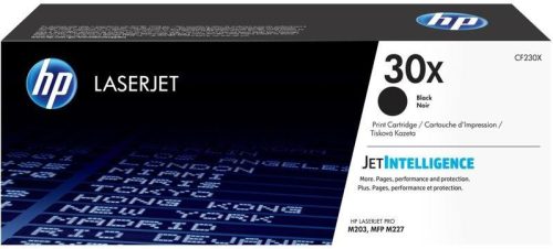 HP lézertoner CF230X No.30X fekete 3500 old.