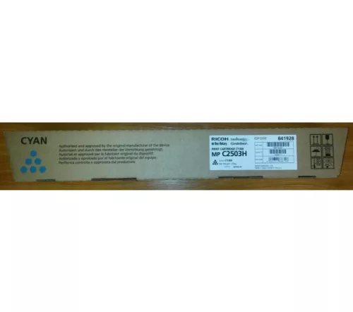 Ricoh másolótoner MPC2003/2503 841928, kék, 9500 old.