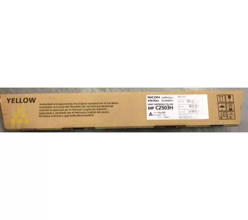 Ricoh másolótoner MPC2003/2503 841926, sárga, 9500 old.