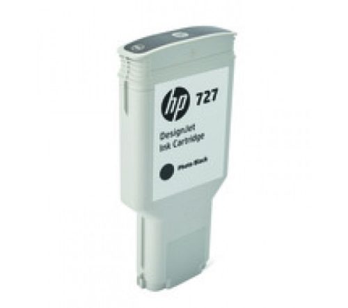 HP tintapatron F9J79A No.727, fotó fekete, 300 ml