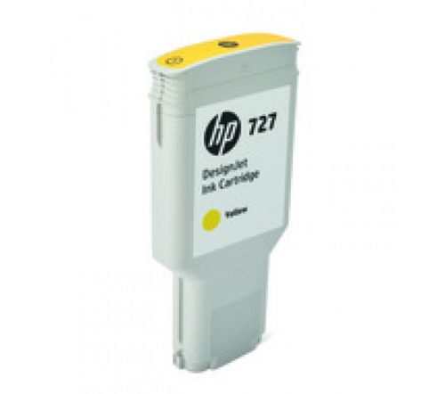HP tintapatron F9J78A  No.727, sárga, 300 ml