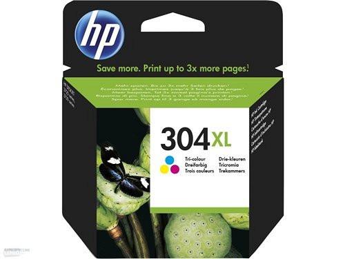 HP tintapatron N9K07AE No.304XL színes 300 old.