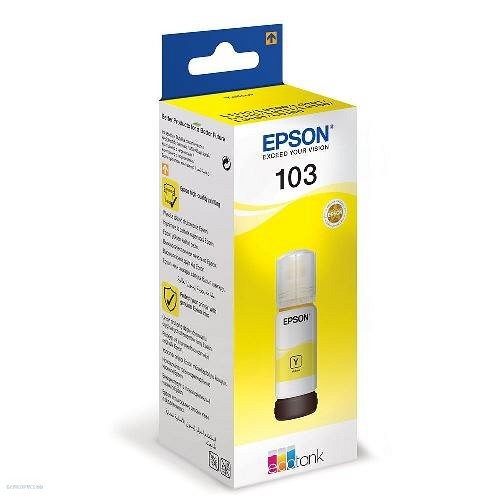 Epson tintapatron T00S4 sárga 70 ml
