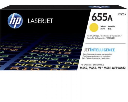 HP lézertoner CF452A NO.655A sárga 10.500 old.