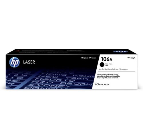 HP W1106A doboz sérült TONER (No.106A BK b ware)