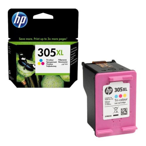 HP 3YM63AE doboz sérült TINTAPATRON (No.305XL C INK b ware)