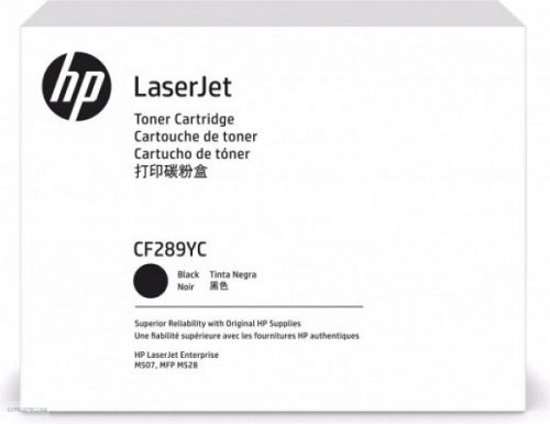 HP lézertoner CF289YC No.89Y fekete 20.000 old. (szerződéses)