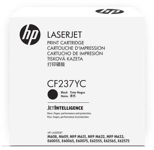 HP lézertoner CF237YC No.37Y fekete 41.000 old. (szerződéses)