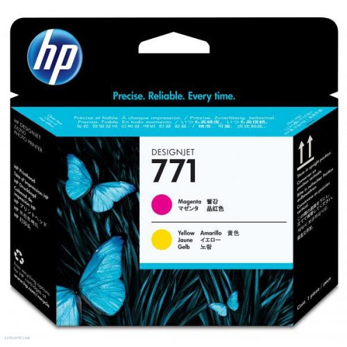 HP nyomtatófej CE018A No.771 bíbor&sárga