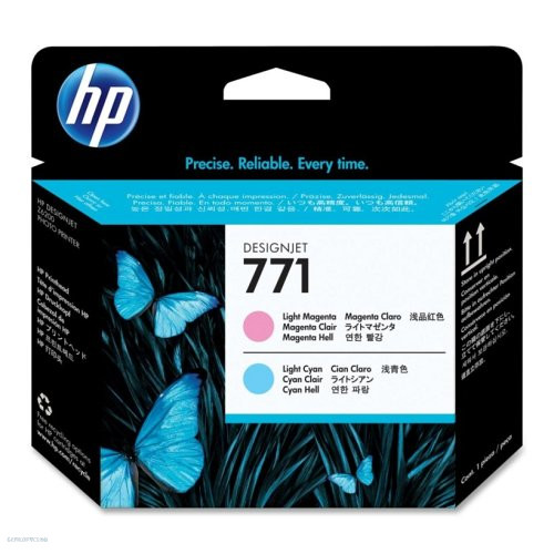 HP nyomtatófej CE019A No.711 világos bíbor&világos kék