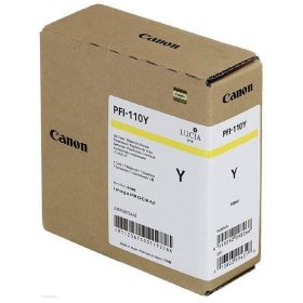 Canon tintapatron PFI-110Y sárga 160 ml