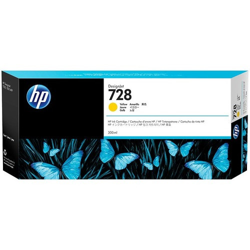 HP tintapatron F9K15A No.728 sárga 300ml