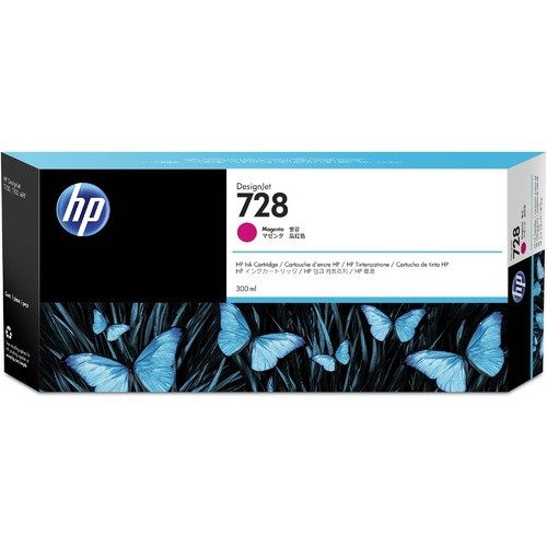 HP tintapatron F9K16A No.728 bíbor 300ml