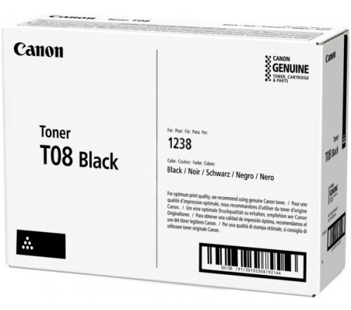 CANON lézertoner T08, fekete, 11.000 old., CF3010C006AA